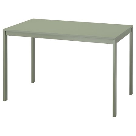 Açılır yemek masası, yeşil, 4-6 kişilik, 120/180x74 cm