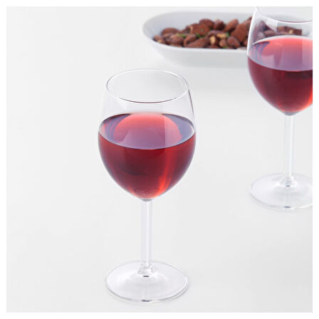 Kırmızı şarap kadehi, cam, 30 cl, 6 adet