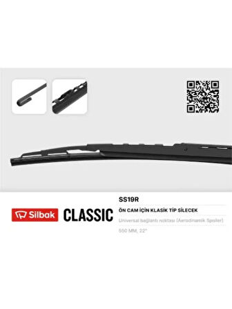 SILECEK SUPURGESI 550mm RUZGARLIKLI UNIVERSAL