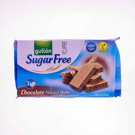 Gullon Kakao Kremali Şekersi̇z Gofret 180 Gr