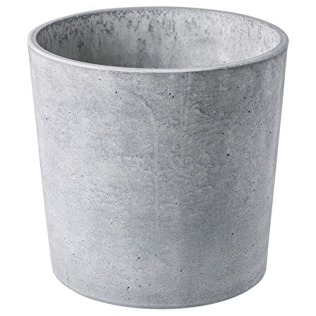 Beton saksı, açık gri, 19 cm, iç/dış mekan