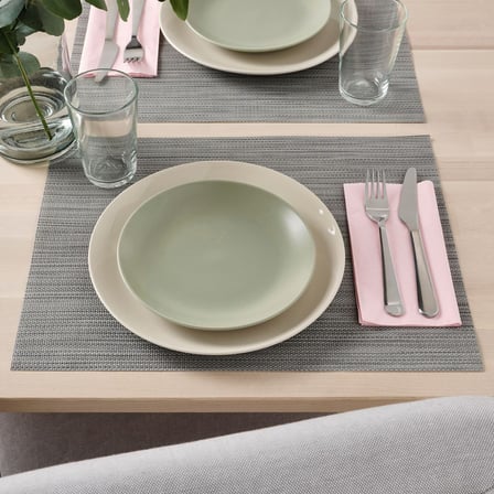 Tatlı Tabağı Seti, Mat Yeşil, 20 cm, 4 adet