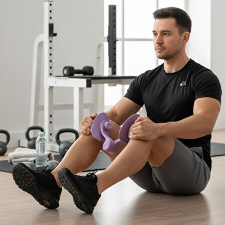 BUFFER® Bacak Arası İncelten Egzersiz Aleti – İç Bacak Sıkılaştırıcı, Pelvik Kas Güçlendirici Plastik Spor Aparatı