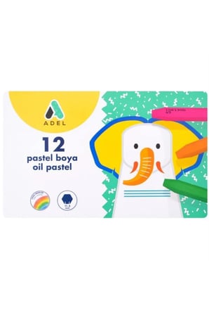 Pastel Boya + Uzun Kuru Boya + Sulu Boya + Harfler Boyama Kitabı Boyama Seti