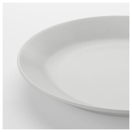 Tatlı Tabağı, Beyaz, 19 Cm