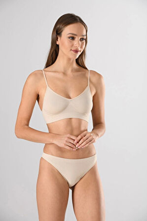 Miss Fit 1315 İnce Askılı Büstiyer - TEN - 3