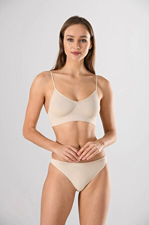 Miss Fit 1315 İnce Askılı Büstiyer - TEN - 3