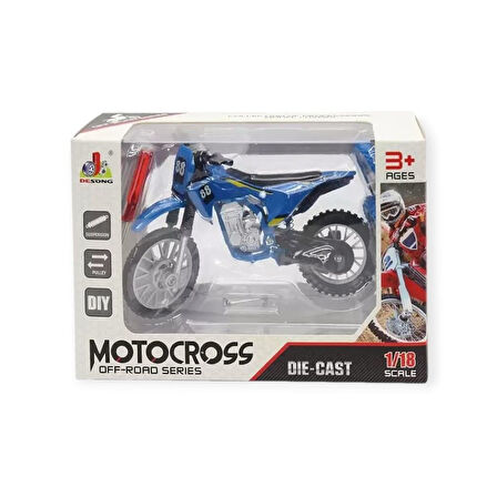 1:18 Ölçekli Model Motosiklet - DS928 - Mavi