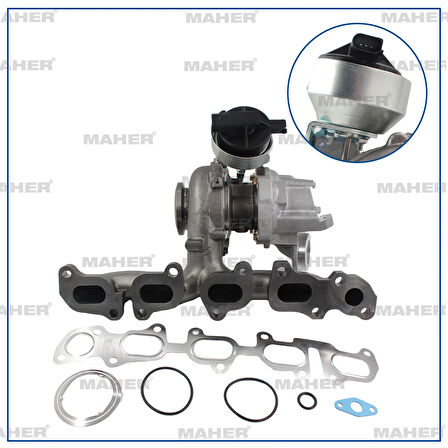 TURBO PASSAT / TİGUAN / Q3 / Q2 / KODİAQ / SUPERB 2015-2024 CRLB-CRBC-CYKB--CUVC-CUVE-DBGA-DBGB-DFGA-DEJA-DEJB 2.0 TDİ 04L253020M