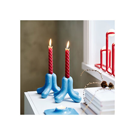 Şamdan mumu, kırmızı, 5.5 saat