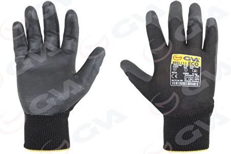 İŞ ELDİVENİ AVUÇ İÇİ KÖPÜK NİTRİL KAPLAMA EKO PK:12 LİK HIRDAVAT ÜNYVERSA (12 ADET)