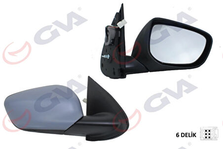 DIŞ DİKİZ AYNASI SAĞ C-ELYSEE-301 2013 ELEKTRİKLİ ISITMALI SENSÖRLÜ ASTARLI KONVEKS VM-512EHPSR 1609064580