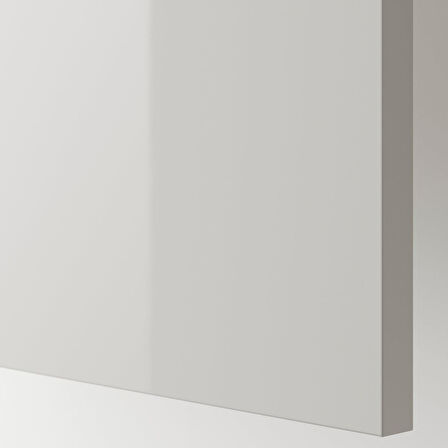 Kaplama paneli, parlak cila açık gri, 62x240 cm