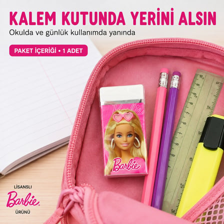BakGelAl Barbie Resimli Silgi – Beyaz Çocuk Silgisi | Okul ve Kırtasiye Malzemesi