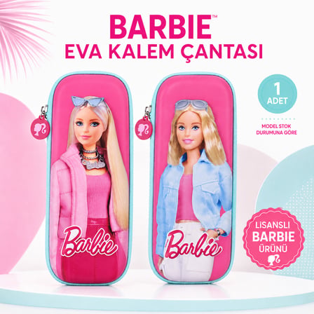 BakGelAl Barbie EVA Kalemlik – Fermuarlı Kalem Çantası | Okul ve Kırtasiye Kalem Kutusu
