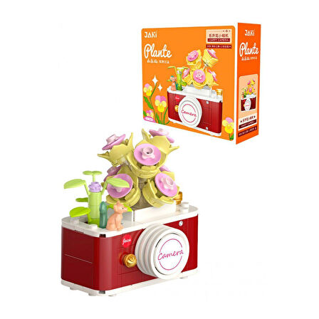 JK2715 JAKİ BİTKİ GÜNLÜĞÜ KÜÇÜK KAMERA 160 PARÇA BLOCK OYUNCAK