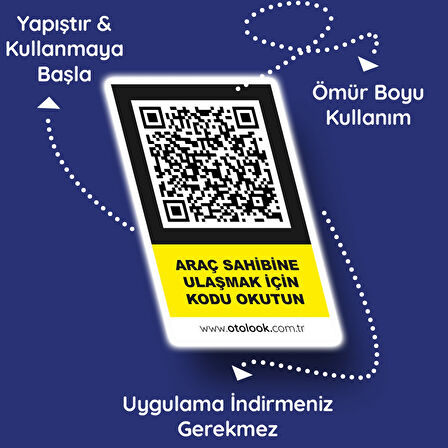 Otolook Yeni Nesil Akıllı Qr Araç Numaratör
