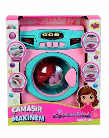 Oydaş Sesli ve Işıklı Pilli Çamaşır Makinesi 2608