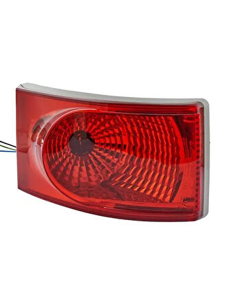 STOP LAMBASI ARKA KOMPLE ÜNIVERSAL HALOJEN KIRMIZI  SAG-SOL (12-24V) P21/5W IVECO-MAN-VOLVO
