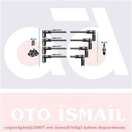 BUJİ KABLO TK TEMPRA 1.4-1.6 ENJ.-TİPO 1.6 1993-1996 7735100