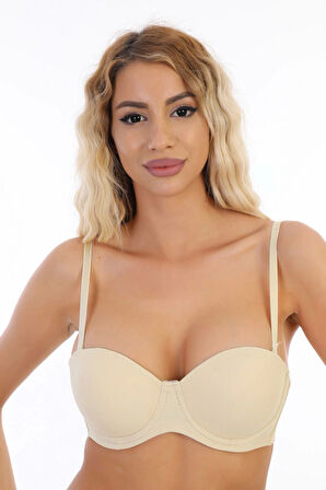 Nurteks 192 Desteksiz Straplez Sütyen - TEN - 95B