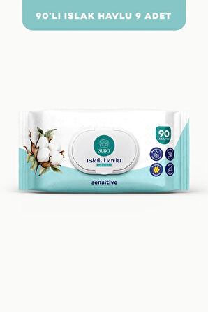 SUBO ISLAK HAVLU 90 'LI SENSİTİVE 9X90