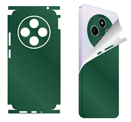 Tecno Spark 10 için 360 full arka ve yan kaplama koruma sticker- Yeşil