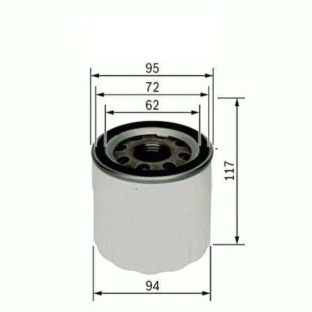 YAĞ FİLTRESİ HYUNDAI STAREX 2.5L D4BH. 4D56 TC TCI 1996-2008 2.5L D4CB CRDI 02- / H-1 2.5L LIBERO 04- / KIA BONGO K2500 2.5L D4BH TCI 04- 2.9L CRDI K2900 08- / SORENTO 2.5L CRDI D4CB 02- KISA TİP 263104A000 263104A010