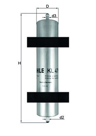 YAKIT FILTRESI BMW M47 M57 E46 2001-2005 13327794549