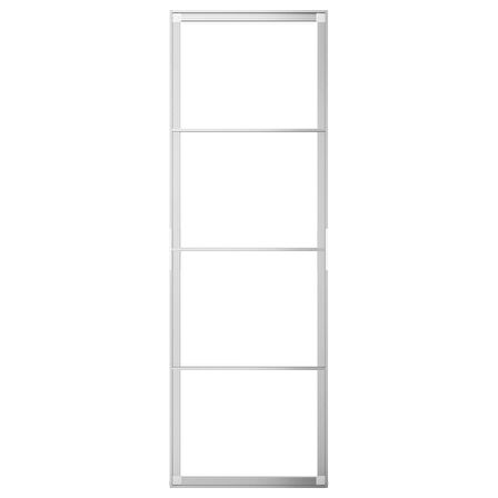Gömme dolap için sürgü kapak iskeleti, alüminyum, 77x231 cm