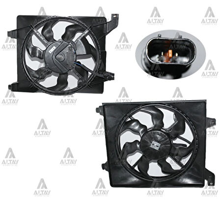 FAN RADYATÖR ACCENT 2006-2011 ERA 1.4-1.6 165 BENZİNLİ (KLİMALI) 25380 1E100
