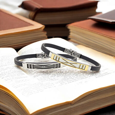  FM Desenli Çelik Bileklik 3183SCB004 