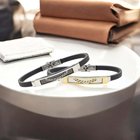  FM Desenli Çelik Bileklik 3183SCB030 