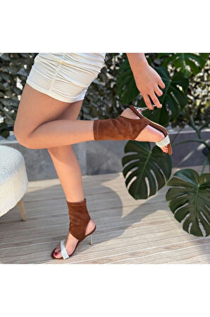 Brit Kahverengi Süet Booite