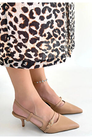 Darina Nude Cilt Topuklu Ayakkabı