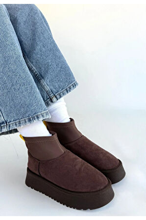 Cuen Kahverengi Süet Bot - Lisinya