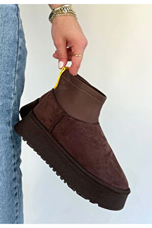 Cuen Kahverengi Süet Bot - Lisinya