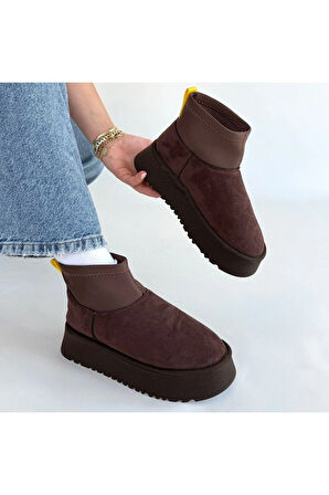 Cuen Kahverengi Süet Bot - Lisinya