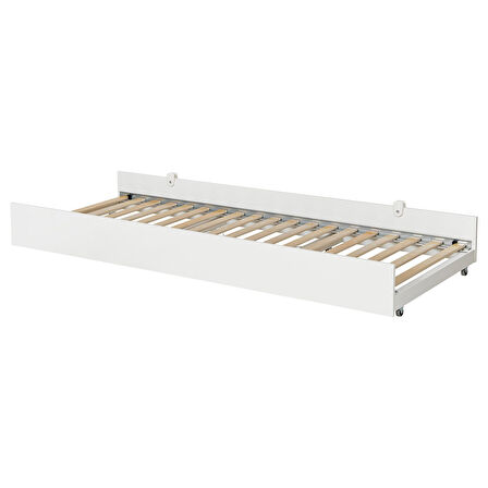 Divan altı karyolası, beyaz, 80x200 cm
