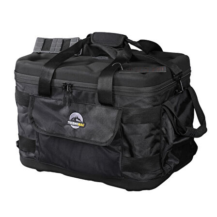 Thermobag Soğutucu Termos Çanta - 19 L - Siyah - Balıkçılık -  8-18 Saat