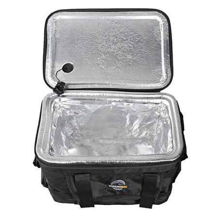 Thermobag Soğutucu Termos Çanta - 19 L - Siyah - Balıkçılık -  8-18 Saat