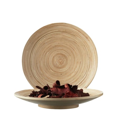 Dekoratif Tabak, Bambu, 30 Cm