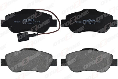 ÖN BALATA DOBLO 1.3-1.6-1.9 JTD 2002 FIORINO 1.3-1.4 MTJ 2008 FIAT 500 1.4 2007 7364636 77364637 9S512K021A