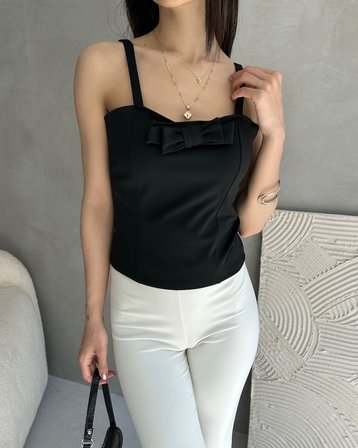 İp Askılı Yakası Fiyonk Detaylı Crep Bluz - SİYAH - XL