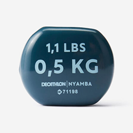 Dambıl - 0,5 Kg - 2 Adet - Fitness - Lacivert