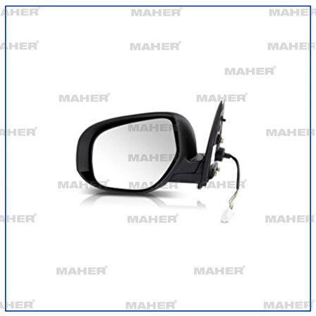 AYNA DIŞ DİKİZ L-200 2019-2023 ELEKTRİKLİ ISITMALI SİNYALLİ OTOMATİK KATLANIR 7 FİŞLİ KROM SAĞ 7632B692