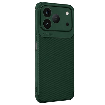 Tecno Spark 50 4G Auto Focus Karbon Kapak - Yeşil