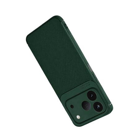 Tecno Spark 50 4G Auto Focus Karbon Kapak - Yeşil