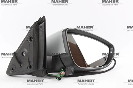 AYNA DIŞ DİKİZ JETTA 2011-2015 ELEKTRİKLİ, ISITMALI, SİNYALLİ, ASTARLI SAĞ 5C7857508R