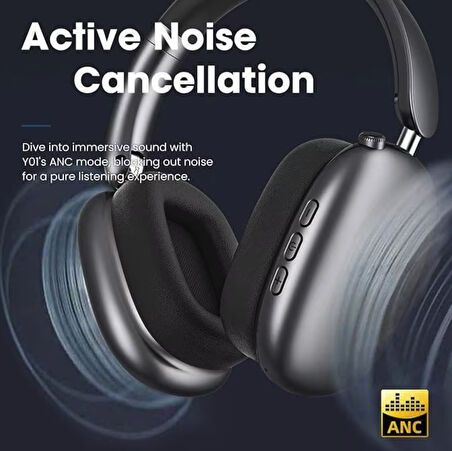 Bluetooth Gürültü önleme kafa üstü bluetooth kulaklık uzun şarj süreli telefon tablet tv bağlantılı